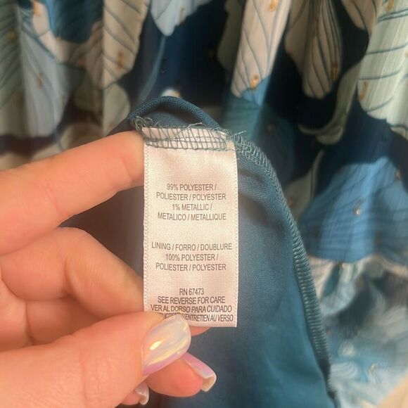 ✨Taylor Women's Smocked-Waist Maxi Sz 16W Dress✨ - Picture 13 of 15